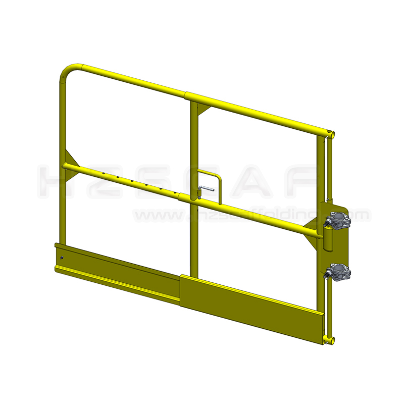 Adjustable Swing Gate with Toeboard